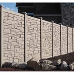 View Polyethylene Stone Fence